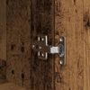 vidaXL Highboard Altholz-Optik 37,5x35x180 cm Holzwerkstoff