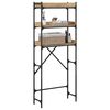 vidaXL Waschmaschinenregal mit Regal Artisan-Eiche 67 x 25 x 163 cm