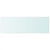 vidaXL Regalboden Glas Transparent 70x25 cm