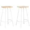 vidaXL Barhocker 2 Stk. Mango Massivholz
