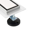 vidaXL 2 in 1 Duschabfluss Silber 60 cm Edelstahl 304