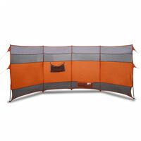 vidaXL Camping-Windschutz Orange 366x152x152 cm Wasserdicht