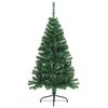 vidaXL K&uuml;nstlicher vorbeleuchteter Weihnachtsbaum Gr&uuml;n 150 cm PVC