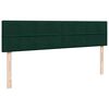 vidaXL Ottoman-Bett mit Matratzen Dunkelgr&uuml;n 180x200 cm Samt