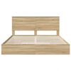 vidaXL Aufbewahrungsbett Sonoma-Eiche 180 x 200 cm Holzwerkstoff
