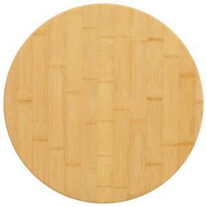 vidaXL Tischplatte &Oslash;40x1,5 cm Bambus