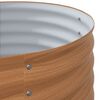 vidaXL Hochbeet Braun 320 x 80 x 81 cm Stahl