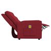vidaXL 2-Sitzer Massagesessel Weinrot Stoff