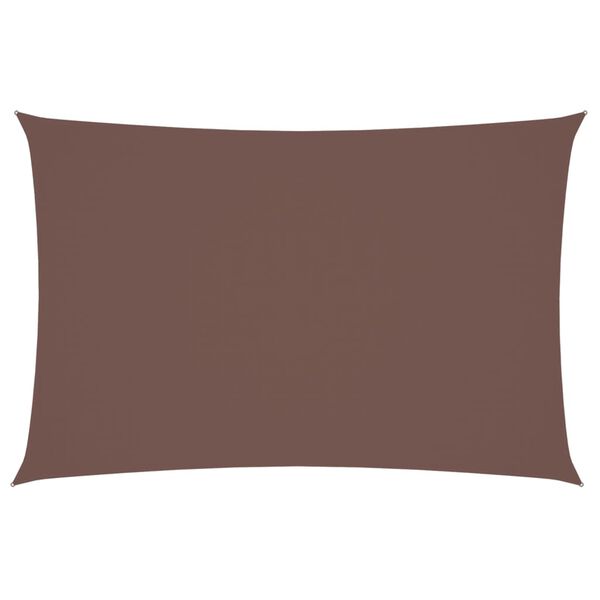 vidaXL Sonnensegel Oxford-Gewebe Rechteckig 2x4 m Braun