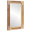 vidaXL Badezimmer Spiegel Braun 50 x 2,5 x 70 cm Massivholz Mango
