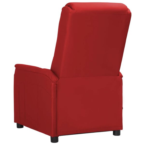 vidaXL Massagesessel Weinrot Kunstleder