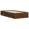 vidaXL Bettgestell mit Schubladen Braun Eichen-Optik 90x200 cm