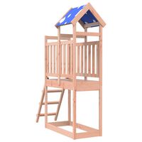 vidaXL Spielturm mit Leiter 110,5x52,5x215 cm Massivholz Douglasie