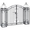 vidaXL Deko Gartentor Schmiedeeisen 122×20,5×100 cm