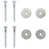 vidaXL Erdanker 6 pcs Silber &Oslash;10 x 60 cm Galvanisiertes Metall