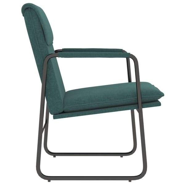 vidaXL Loungesessel Dunkelgr&uuml;n 55x64x80 cm Stoff