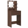 vidaXL Schlafzimmer-Frisiertische Braun Eichen-Optik Holzwerkstoff