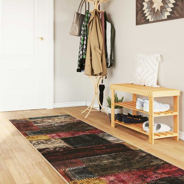 vidaXL Teppichl&auml;ufer MARSA Mehrfarbig 400 x 100 cm Polyester und PVC