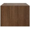 vidaXL TV-Schrank mit LED-Leuchten Braun Eichen-Optik 75x35,5x25 cm