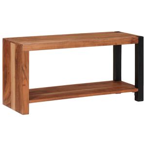 vidaXL B&uuml;cherregal Braun 80 x 30 x 40 cm Massivholz Akazie