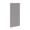 vidaXL Plissee Anthrazit 65x150 cm Stoffbreite 64,4 cm Polyester