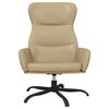 vidaXL Relaxsessel Cappuccino-Braun Kunstleder
