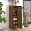 vidaXL Schuhschrank R&auml;uchereiche 30x35x100 cm Holzwerkstoff