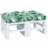 vidaXL Palettenkissen Gr&uuml;n 120x80x12 cm Stoff