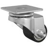 vidaXL Bockrolle 2 pcs Silber 44,1 x 44,1 x 1,95 mm Nylon