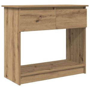 vidaXL Konsolentisch mit Schubladen Artisan-Eiche 85,5x38,5x74,5cm