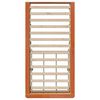 vidaXL Bettrahmen Wachsbraun 100 x 200 cm Massives Kiefernholz
