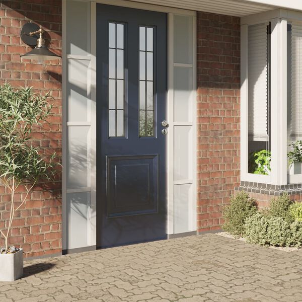 vidaXL Fensterfolie Matt Grau 60x500 cm PVC