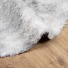 vidaXL Teppich Shaggy Hochflor NAVARRA Silbergrau 240x240 cm Polyester