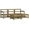 vidaXL 5-tlg. Garten-Lounge-Set Kiefernholz Impr&auml;gniert