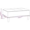 vidaXL Hocker Braun Mikrofasergewebe