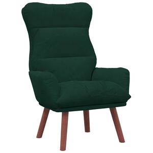 vidaXL Sessel Dunkelgr&uuml;n 69 x 74 x 93 cm Samt