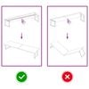 vidaXL Tischplatte Dunkelbraun 220x60x(2-4)cm Massivholz Eiche
