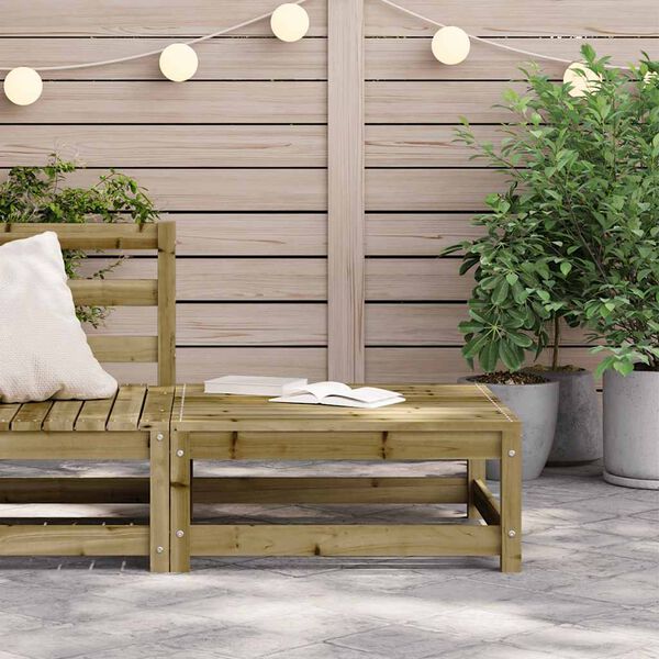 vidaXL Gartenhocker 70x70x30 cm Kiefernholz Impr&auml;gniert
