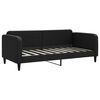 vidaXL Tagesbett mit Matratze Schwarz 90x190 cm Stoff