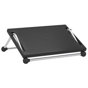 vidaXL Fu&szlig;st&uuml;tze Schwarz 45x40x13,5 cm