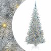 vidaXL Weihnachtsbaum Silber 210 cm PET