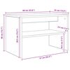vidaXL TV-Schr&auml;nk Wei&szlig; 60 x 35 x 40 cm Holzwerkstoff