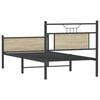 vidaXL Bettgestell ohne Matratze Sonoma-Eiche 90x190 cm Holzwerkstoff