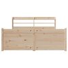 vidaXL Bettgestell mit Kopfteil ohne Matratze 150x200 cm