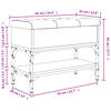 vidaXL Schuhbank Sonoma-Eiche 62x32x45 cm Holzwerkstoff