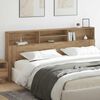 vidaXL Kopfteil Schrank mit Regal Artisan-Eiche 220 x 19 x 101,5 cm