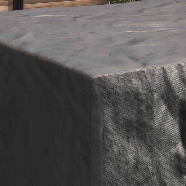 vidaXL M&ouml;belbezug Uni Schwarz 220 x 190 x 85 cm 600D