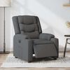 vidaXL Relaxsessel Elektrisch Dunkelgrau Stoff