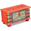 vidaXL Aufbewahrungstruhe Rot Mangoholz 80x40x45 cm