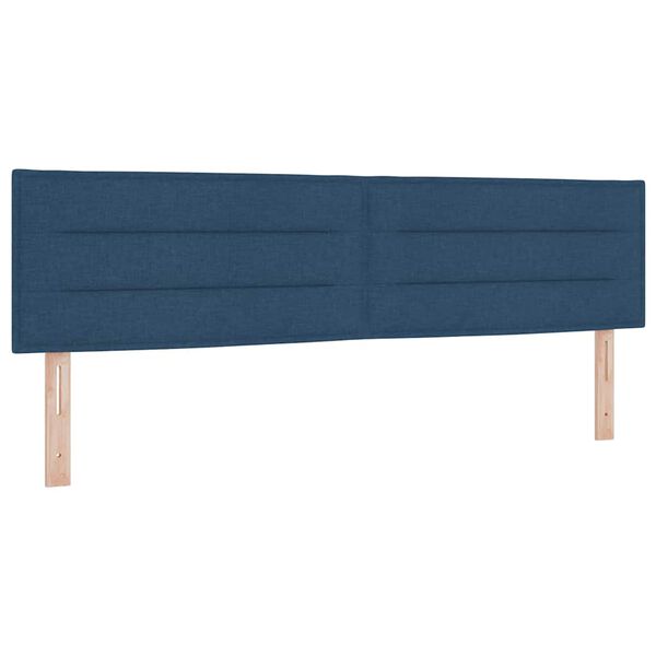 vidaXL Kopfteil mit Kopfteil Blau 180 cm Kunstleder